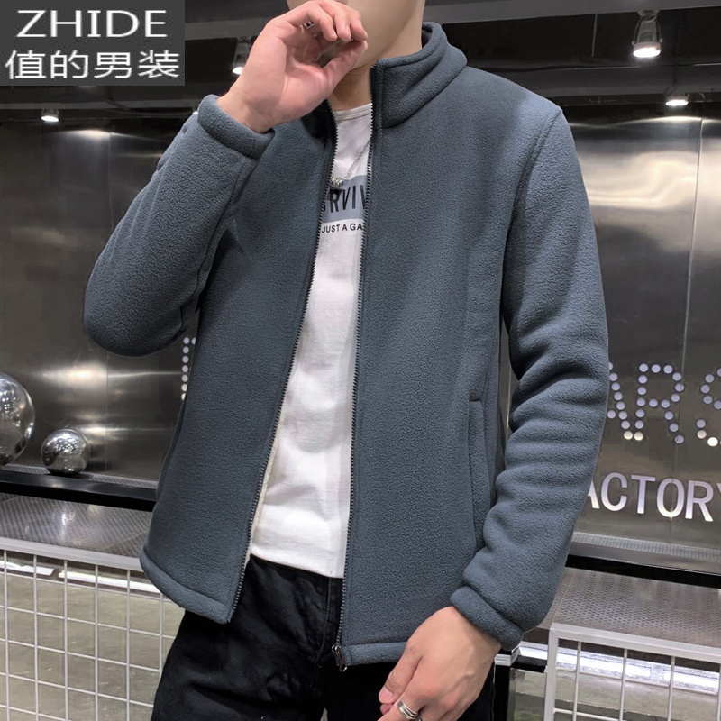 SUNTEK卫衣男开衫秋冬季潮流运动休闲上衣加肥大码胖子加绒加厚夹克外套夹克高清大图