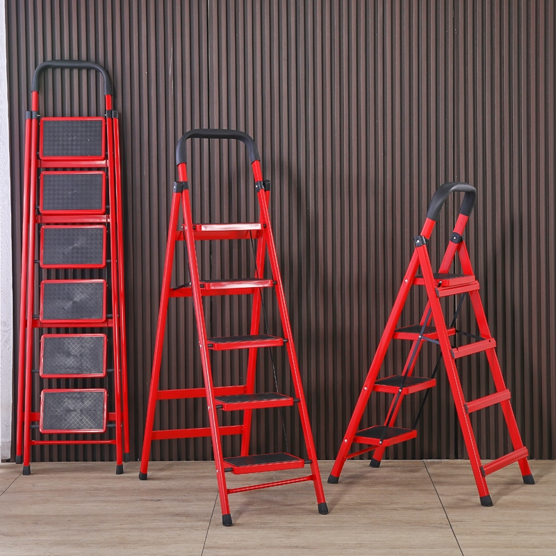 家用梯子折叠梯加厚人字梯多功能楼梯爬梯伸缩便携四五六步步高