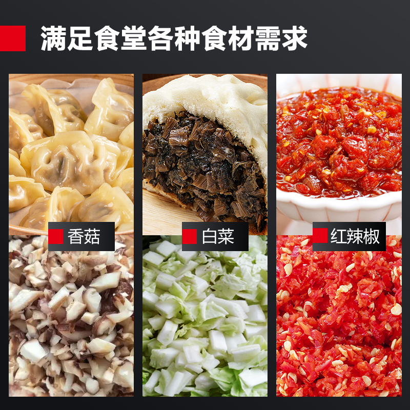 德玛仕(DEMASHI)包子馅碎菜机商用大功率 大型电动切菜机 不锈钢多功能菜馅机 CP30(工程款 盆式)220V