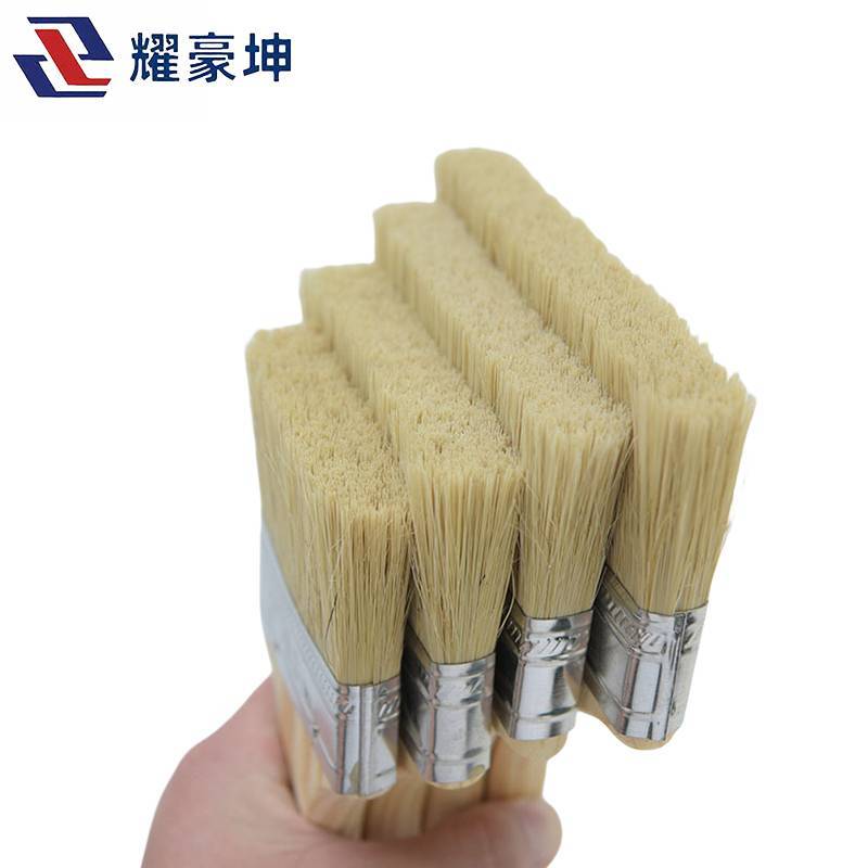 耀豪坤 油漆刷 毛刷 扁油刷 猪鬃毛2寸/ 把高清大图