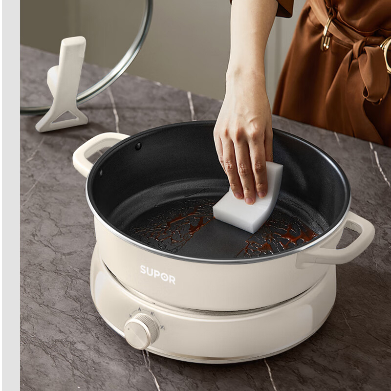 苏泊尔电火锅6L多功能大容量电煮锅电热锅电炒锅H30YKX56高清大图