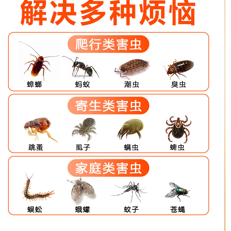 除虫专用消灭臭虫药杀虫剂床上驱虫药特效杀臭屁虫驱防椿象克星高清大图