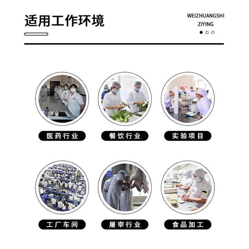 伪装师 短袖白大褂医院诊所牙医护士服化学实验食品卫生工作服劳保服L码高清大图