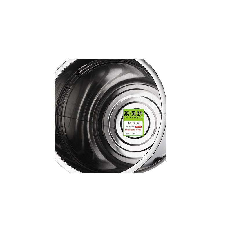 水桶不锈钢桶垃圾桶无磁9L 带盖 26cm宽*高24cm 个高清大图