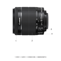 佳能(Canon)EF-S 18-55mm f/3.5-5.6 IS STM 拆机版佳能卡口 58mm口径 广角变焦镜头
