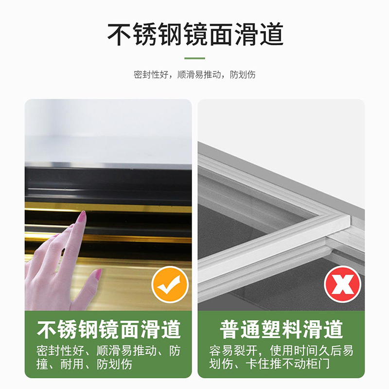 五洲伯乐(WUZHOUBOLE)SR/SF408 1.58米铜管岛柜 商用冷藏冷冻展示柜 卧式冷柜 海鲜柜 速冻肉食冰柜