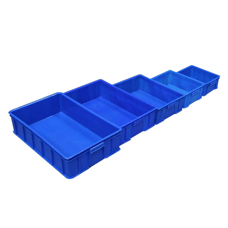 塑料零件盒螺丝工具盒货架物料收纳盒塑料箱周转盒 2号白色 650*410*155mm高清大图