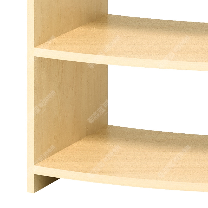 华森葳儿童家具 自然空间单层收纳座椅柜+三层收纳柜+双层收纳柜高清大图