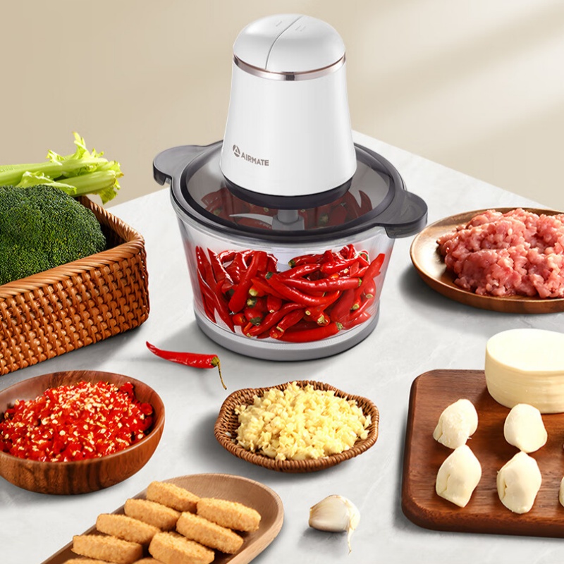 艾美特(AIRMATE)多功能搅拌机绞肉机CL2001大容量2L绞馅机辅食机食品加工机高清大图