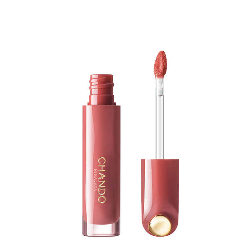 自然堂唇釉2.4ml精萃护唇润泽轻纱柔雾唇釉#P01蜜桃乌龙