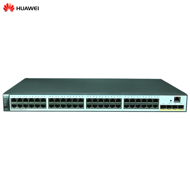 华为(HUAWEI)S5720S-52P-PWR-LI-AC 48口全千兆企业级POE供电交换机 适用监控 优享服务