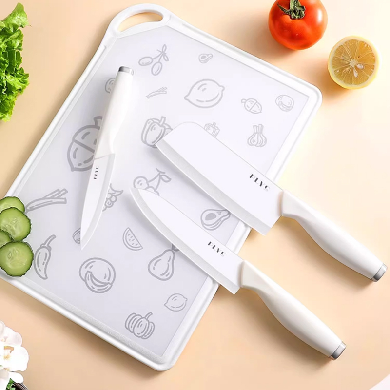 陶瓷辅食刀具套装菜板菜刀二合一宝宝工具全套厨具切水果7163