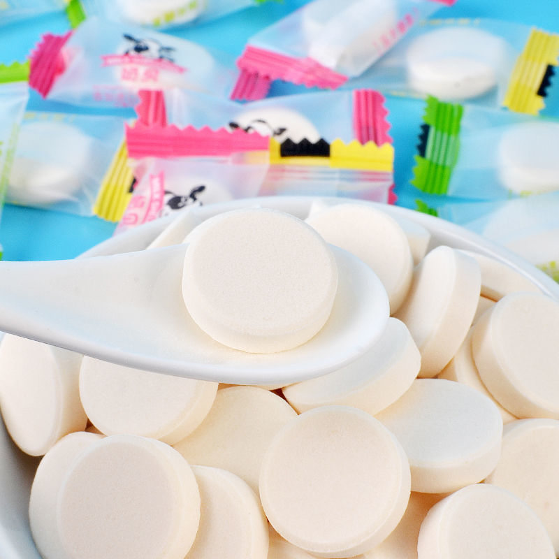 儿童零食奶片干吃牛奶糖果批发随身糖成人休闲零食高钙益生元奶贝参数