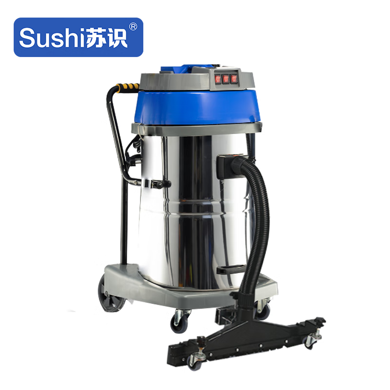 苏识 SS-100MF 100L 插电式 4500W 干湿两用吸尘器 (计价单位:台) 蓝色