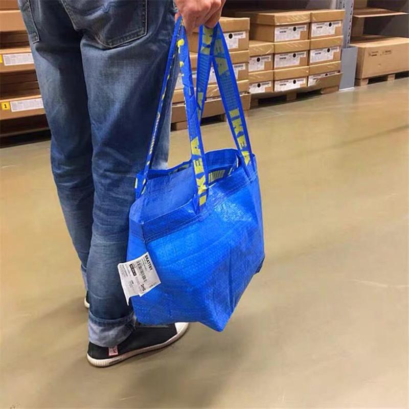 特价宜家布拉比mini小号环保购物袋便携编织袋1个