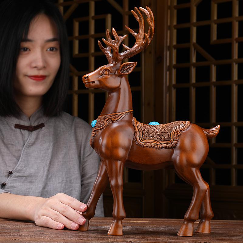 家柏饰(CORATED)鹿摆件创意家居客厅博古架玄关酒柜电视柜装饰品乔迁新居礼品高清大图