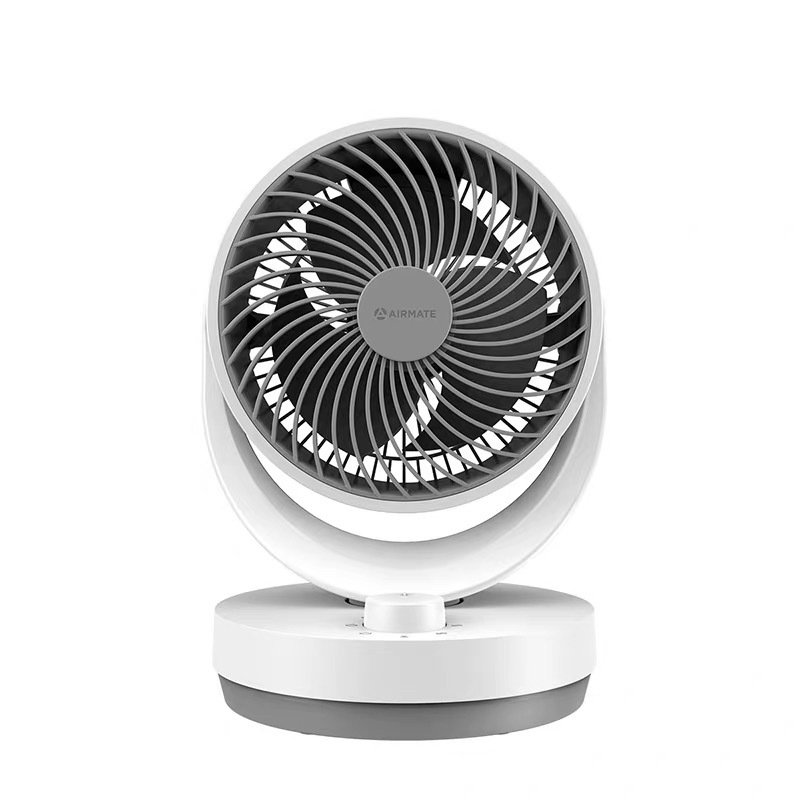 艾美特空气循环扇ca15x28台式小型家用涡轮对流扇摇头机械电风扇