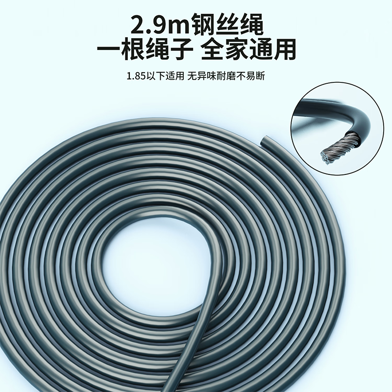 西屋(Westinghouse)ME08 西屋跳绳体育考试负重运动健身器材绳体5mm*2.9m/胶球35mm(单位:个)高清大图
