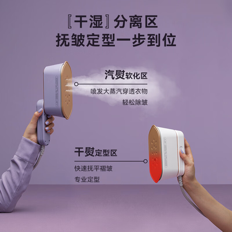 大宇(DAYUFOOD)差旅便携挂烫机家用蒸汽熨烫机熨衣机手持小型除菌除螨电熨斗 HI-029-ZI高清大图