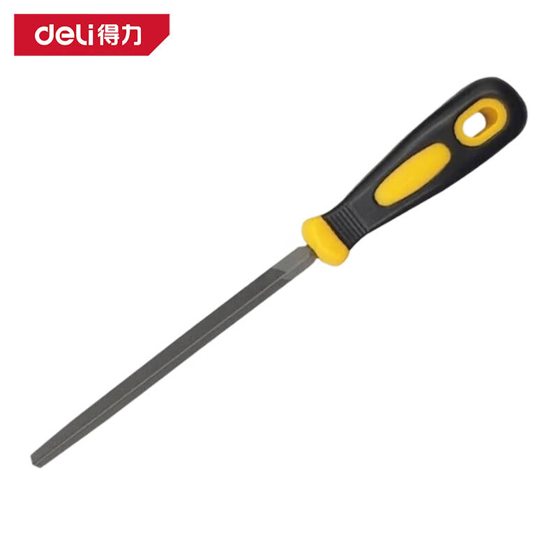得力工具DL67110_中齿三角锉10"(新VI)