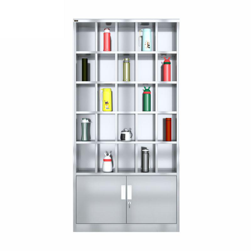 豫众诺 不锈钢水杯柜 25格 个高清大图