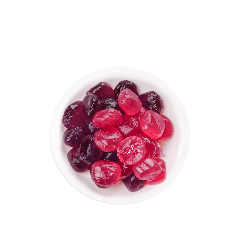 亿智50g爆浆鲜果果汁软糖巨峰葡萄味