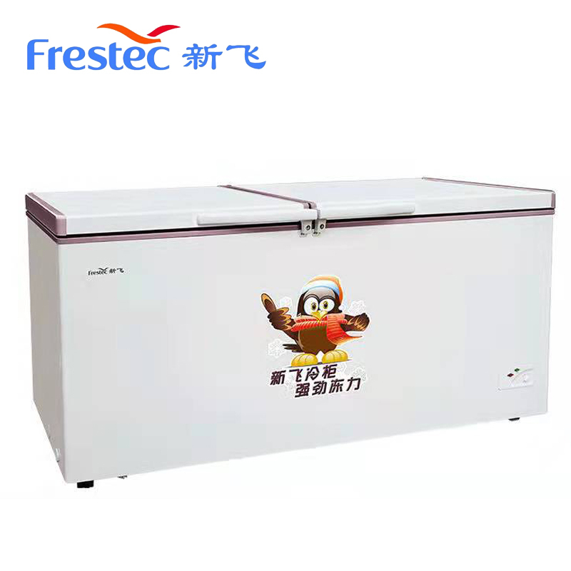 新飞(frestec) 冷柜商用 bc/bd-669kha冰柜_卧式茶叶柜_顶开门冷冻