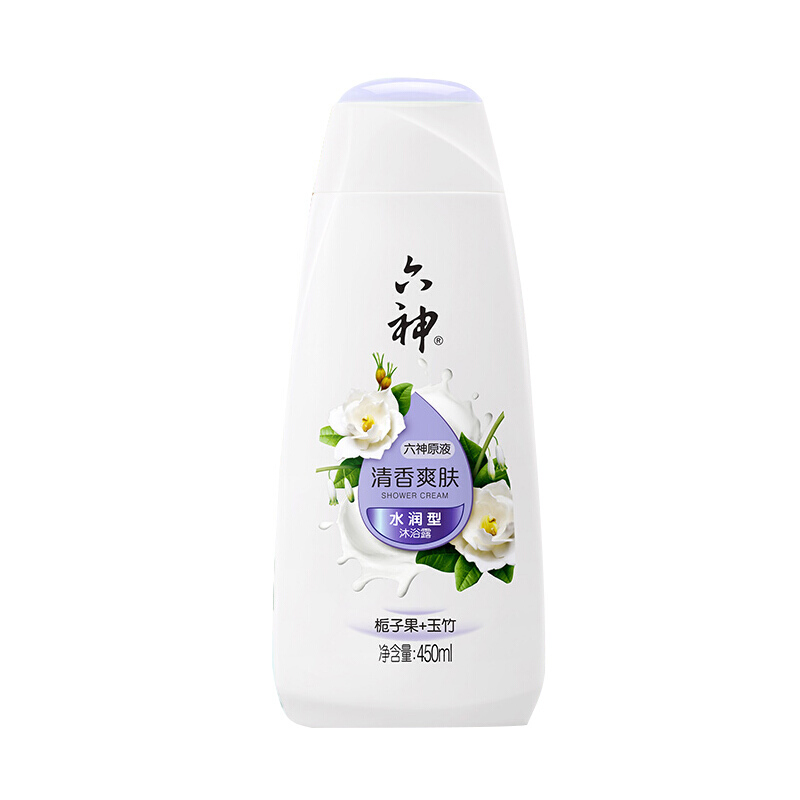 六神清香爽肤沐浴露450ml