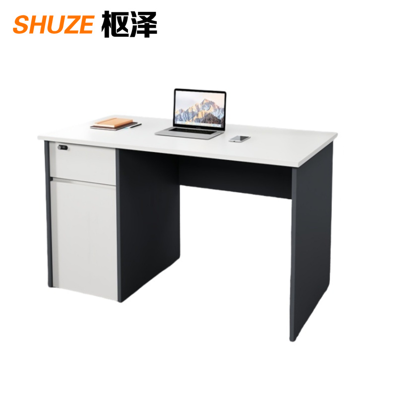 枢泽 单人工位桌 1200mm+椅子 套高清大图