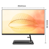 联想(Lenovo)AIO520 微边框一体台式机电脑23.8英寸(R5 5500U 16G 512G SSD 720P摄像头)黑