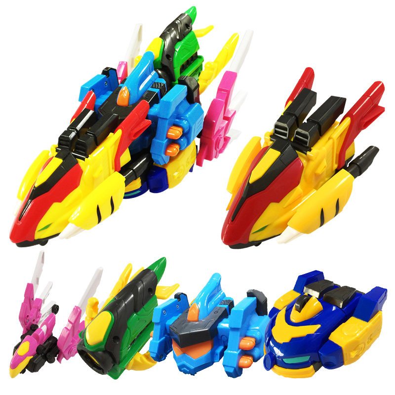 猪猪侠超星飞船合体超级战舰队超星萌宠变形型玩具阿五铁拳虎套装超星