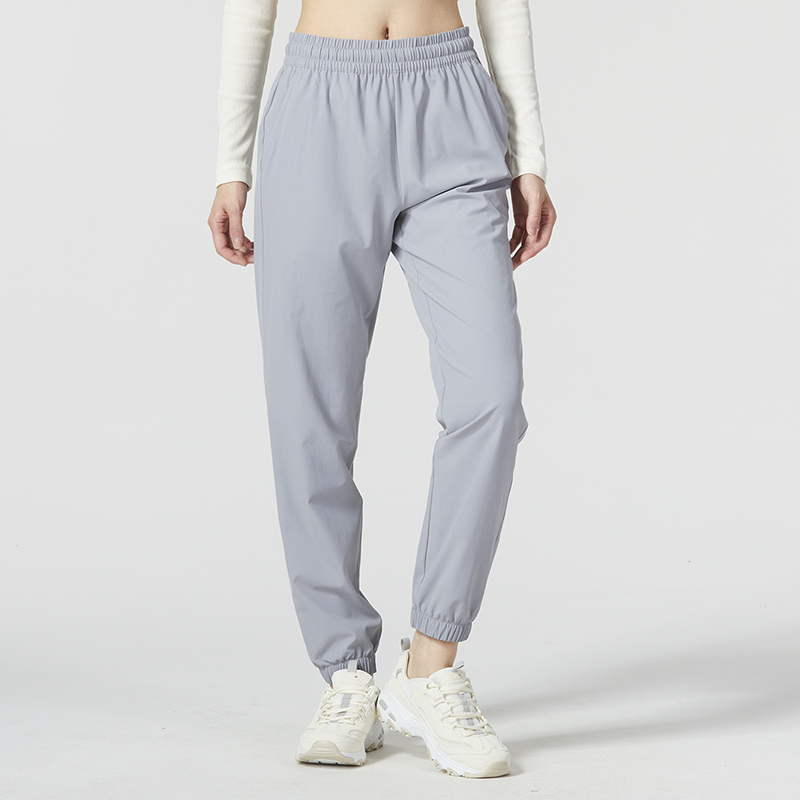 Skechers斯凯奇女裤新款运动休闲舒适梭织长裤P223W070-002A ZP