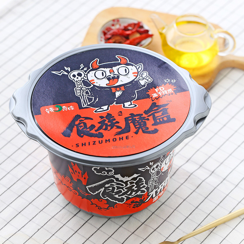 食族人菌味火锅155g懒人网红速食面条便携夜宵代餐方便面