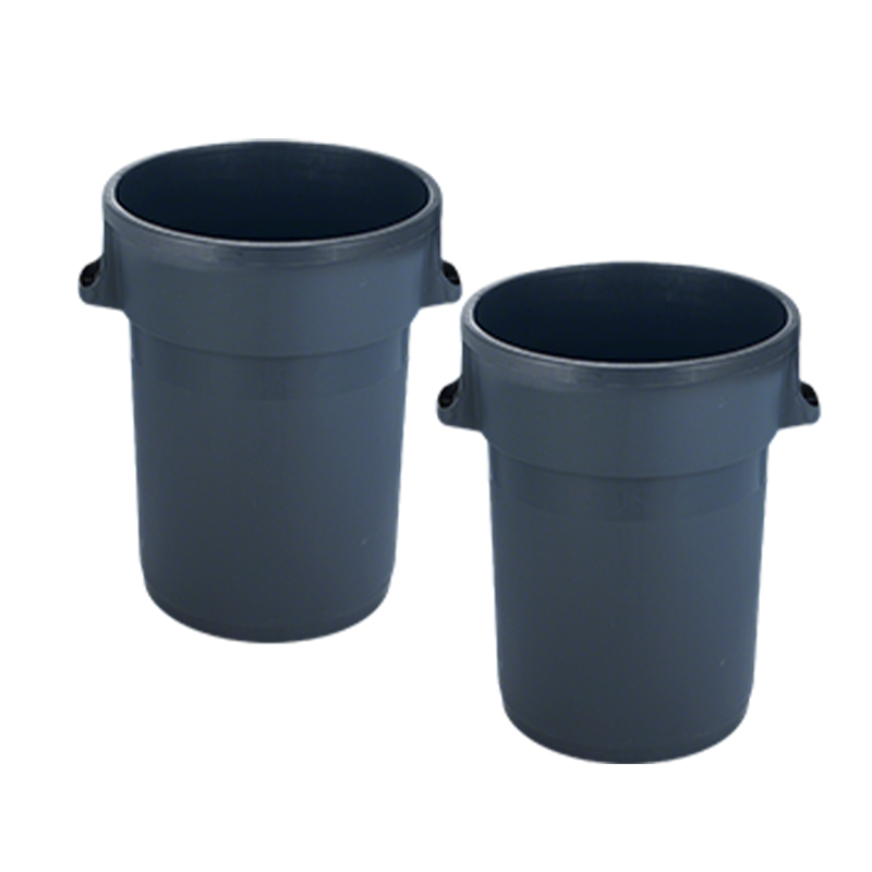 卫未来 大号垃圾桶 80L灰色垃圾桶 个高清大图