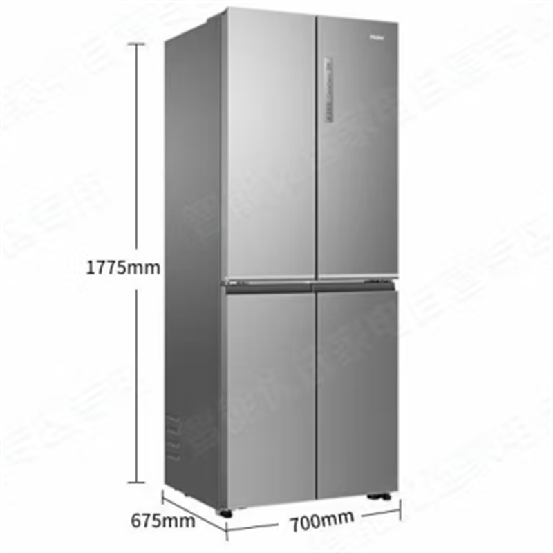 海尔(Haier)406升四门十字对开门冰箱 纤薄无霜 智能双变频 三挡变温 低噪节能 BCD-406WDPD