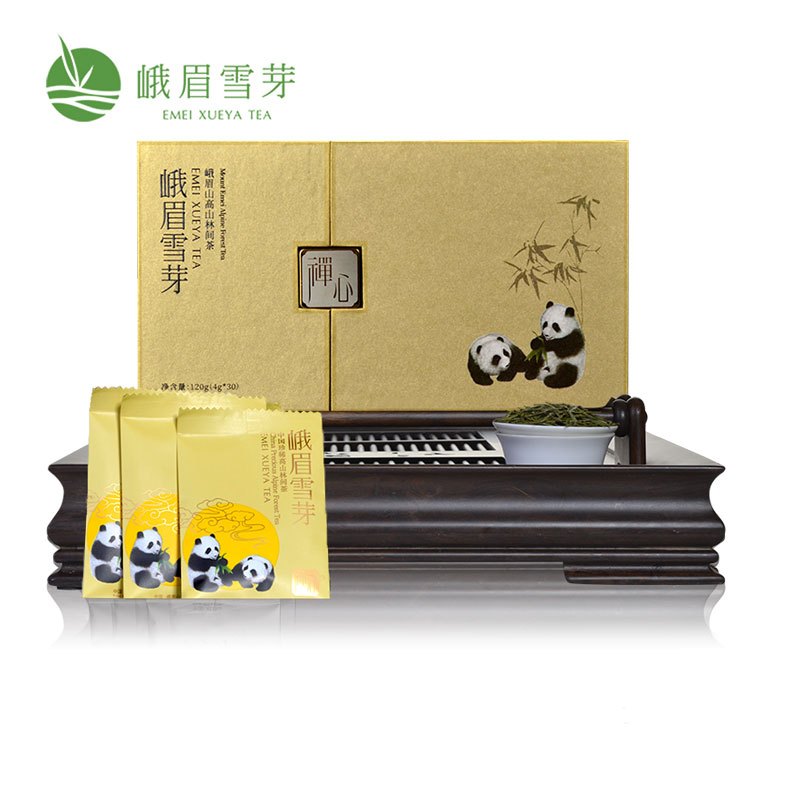 峨眉雪芽 禅心120克 茶叶新礼盒 雀舌明前春茶 绿茶