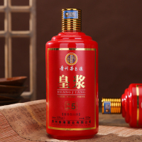 皇浆酱族5贵州国液酒业酱香型53度白酒纯粮食原浆单瓶500ml礼盒装