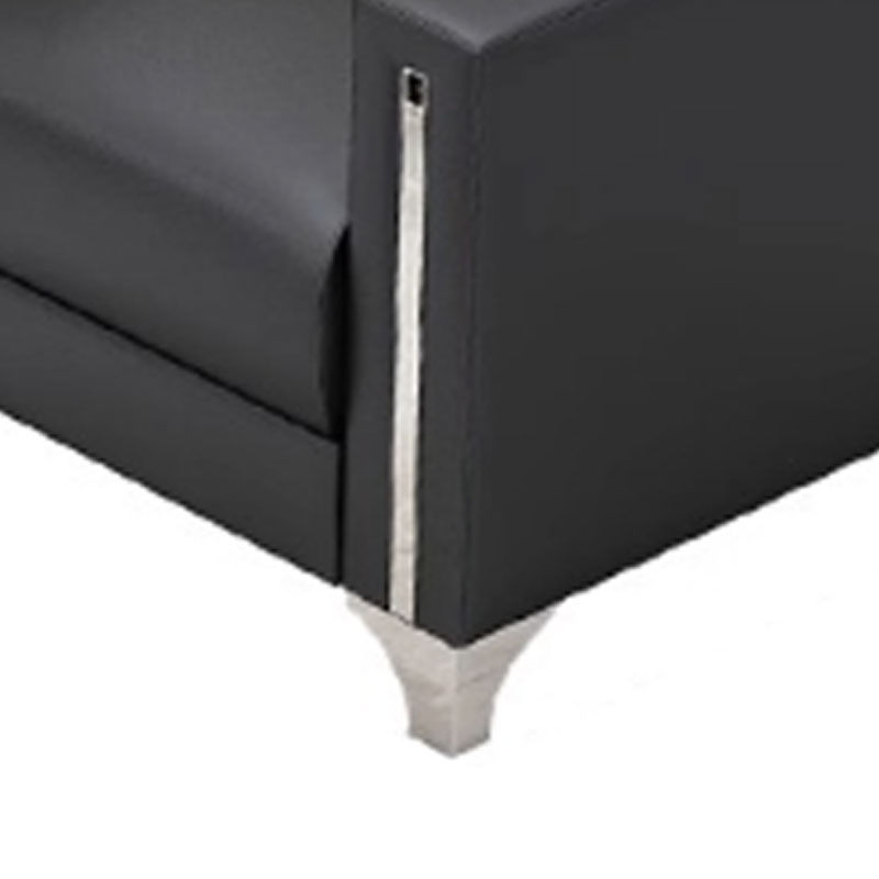 臻远ZY-SY-231简约现代商务会客洽谈公司接待沙发西皮单人位高清大图