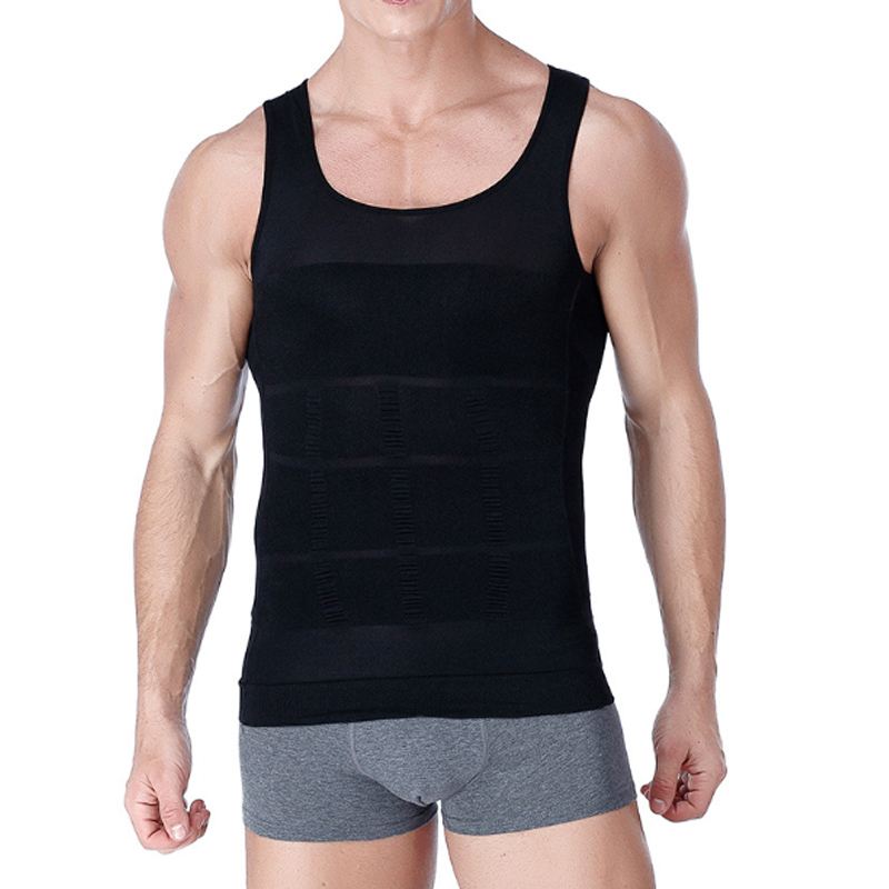 男士收腹背心束腰束胸绷带减瘦啤酒肚子塑身内紧身衣束缚瘦身衣服