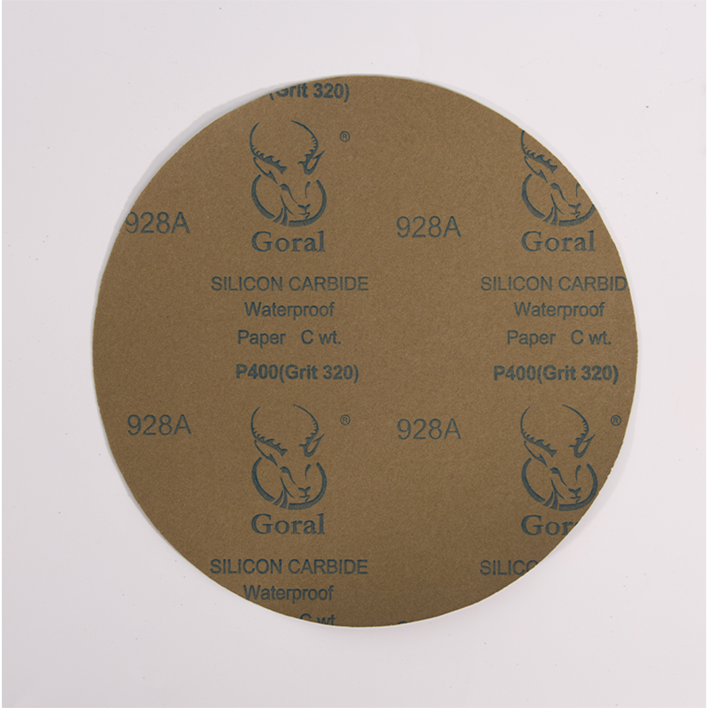 斑羚Goral圆形砂纸 12"*P400 928A 不带背胶(每包100张)