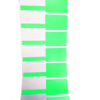 开仰 线缆标签不干胶标签纸38*25+40mm/500片/卷 绿色(单位:卷)