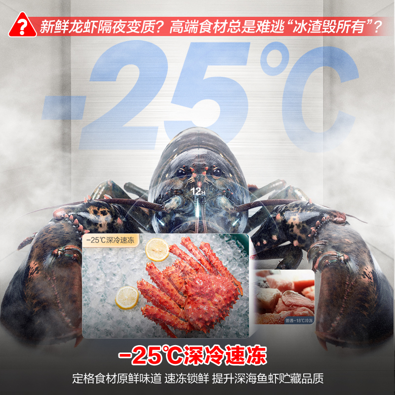 容声(Ronshen)325L法式多门四门对开双门小户型超薄家用无霜变频一级电冰箱BCD-325WD18MP