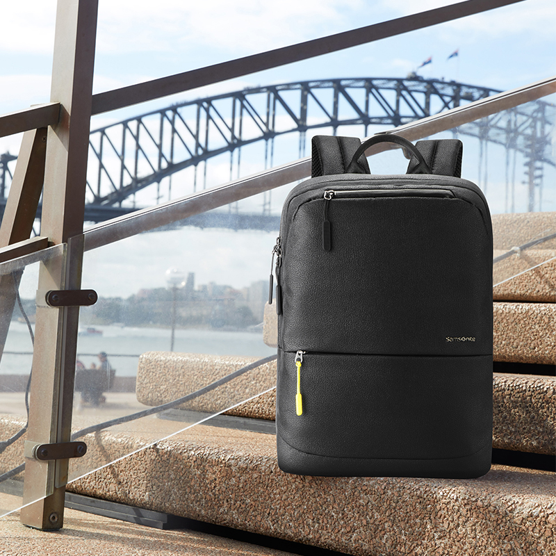 新秀丽(samsonite) VERCELLI系列简约商务出行差旅双肩背包 TR1*09005