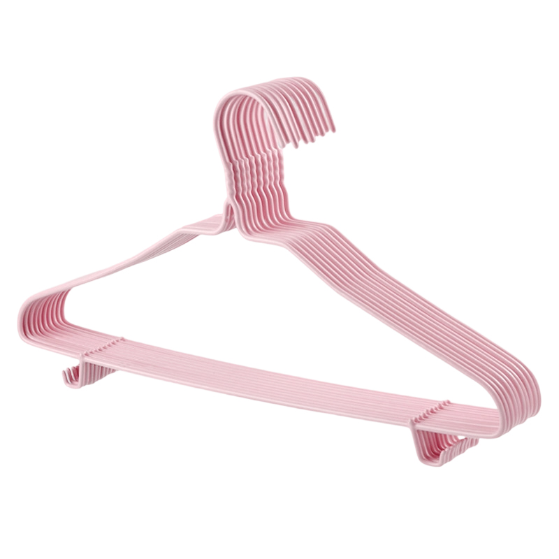 LONMATE 成人衣架加粗(带底钩)46cm-5个一组高清大图