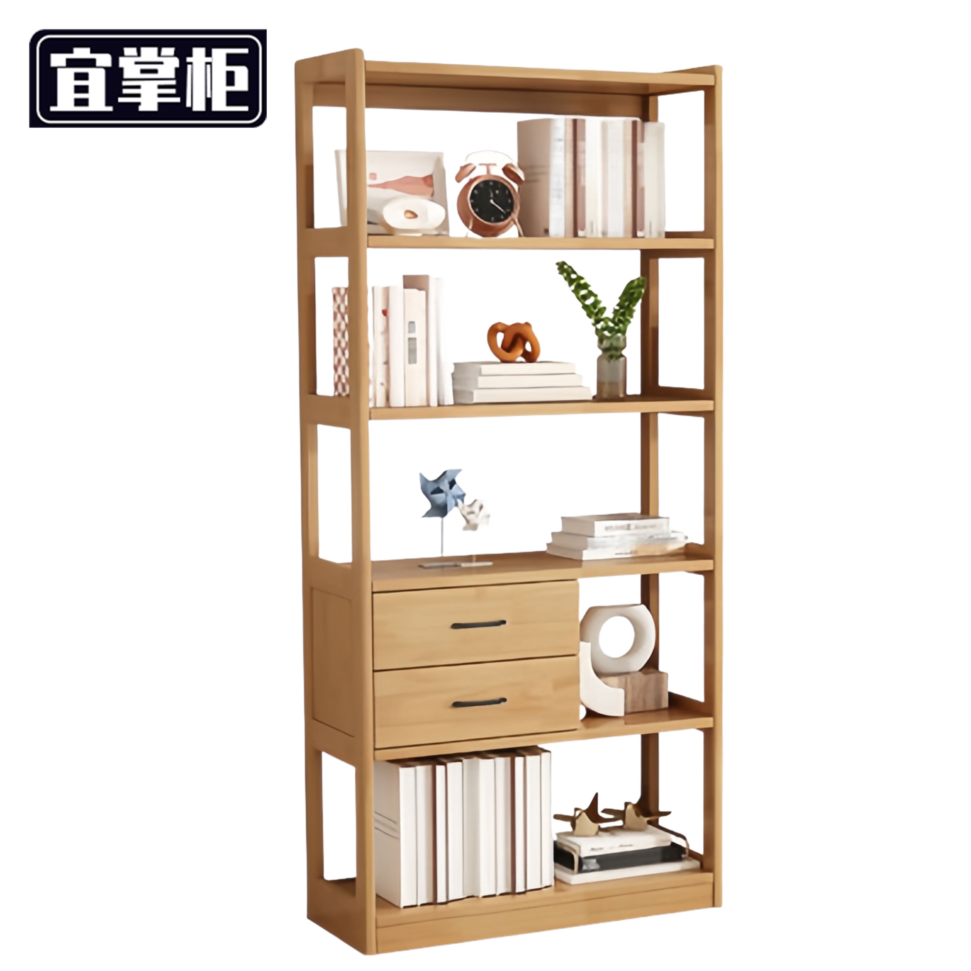 宜掌柜 落 地书架 落地书架84*35*185cm个
