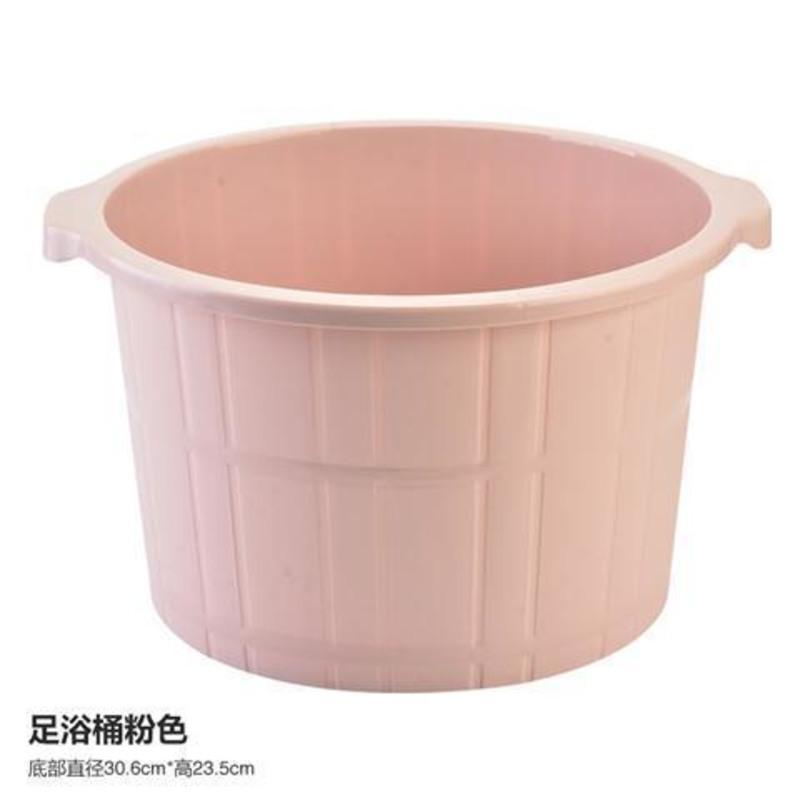 粉色 高级艾草15包 家用带颗粒按摩足浴盆塑料加厚加深洗脚盆冬季足浴桶泡脚盆洗脚桶