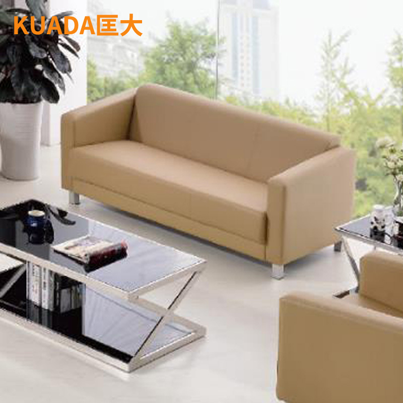 匡大办公沙发商务沙发三人位KD-D3026 米色