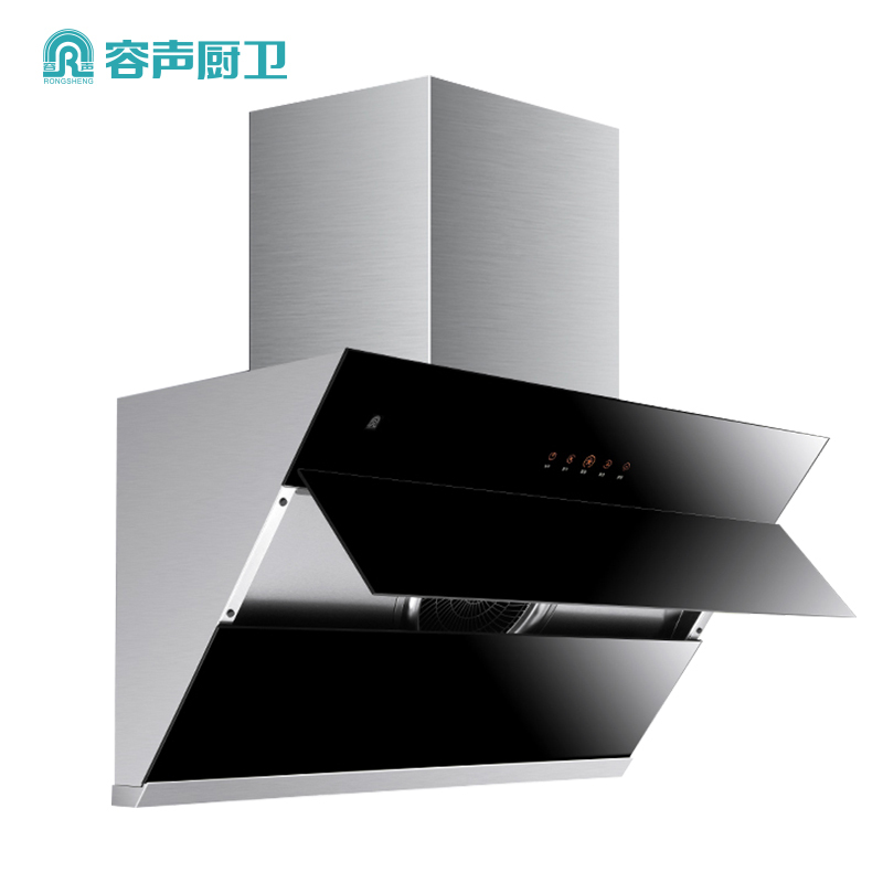 容声(RONGSHENG)厨电套餐油烟机CXW-218-RSP702标准版+灶具07B 玻璃 液化气+RX05B