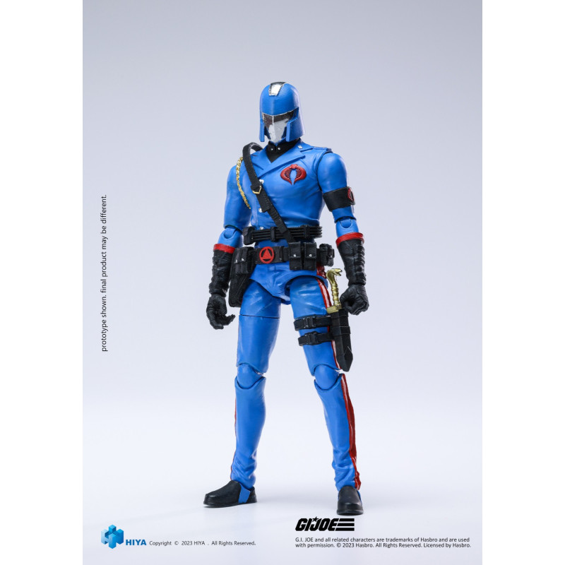 预售 hiya 1/18 特种 gijoe 眼镜蛇指挥官 3.75 可动人偶