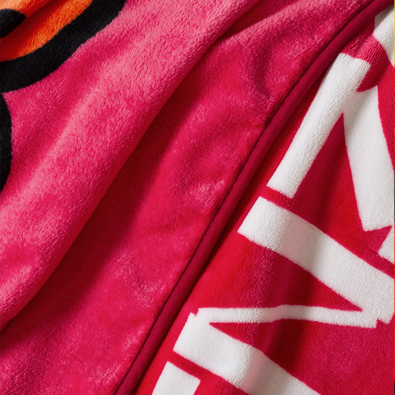 Kenzo 海棠花牛奶绒毯 玫粉 100*150cm KRT-026高清大图